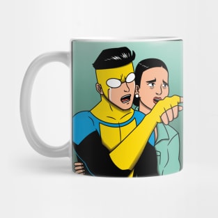 Son yelling at father Mug